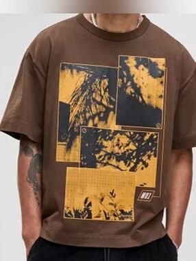 MODE OF ONE DIGITAL PRINT MENS TSHIRT, XL Relaxed Fit